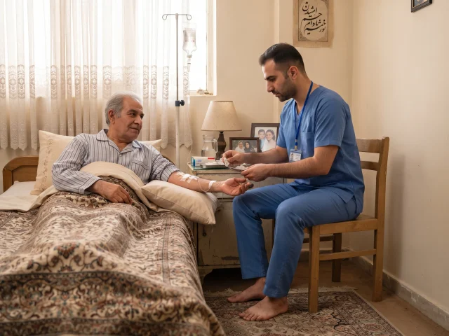 تزریقات و سرم‌تراپی در منزل